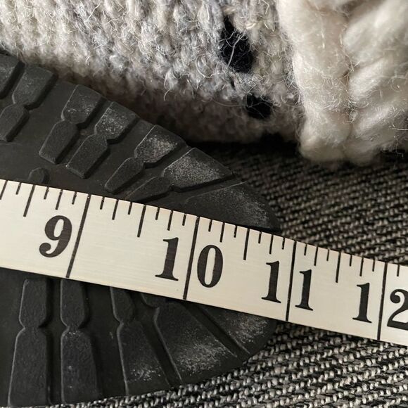 Textured leather heeled loafer 40 TAN - Picture 13 of 14